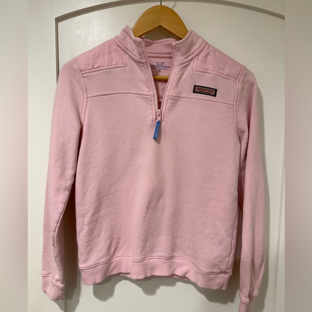 Girls Vineyard Vines Quarter Zip XL